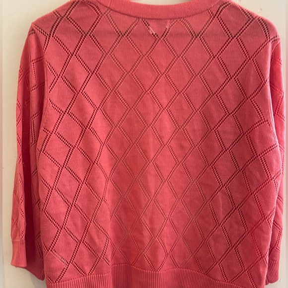Robbie Bee Coral Open Front Cardigan NWT Size XL - Picture 2 of 11